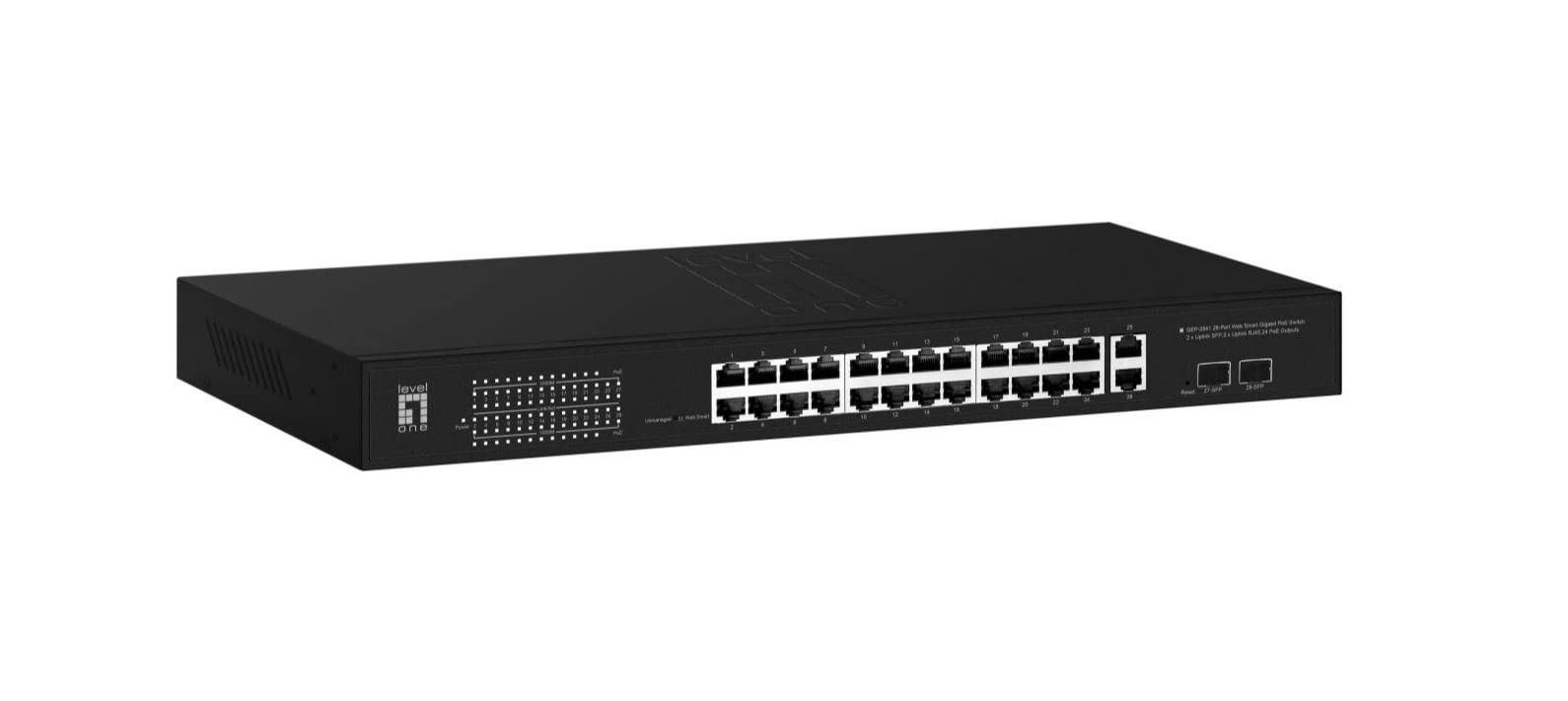 Levelone GEP-2841 - Switch Gestionato L2 Gigabit Ethernet PoE