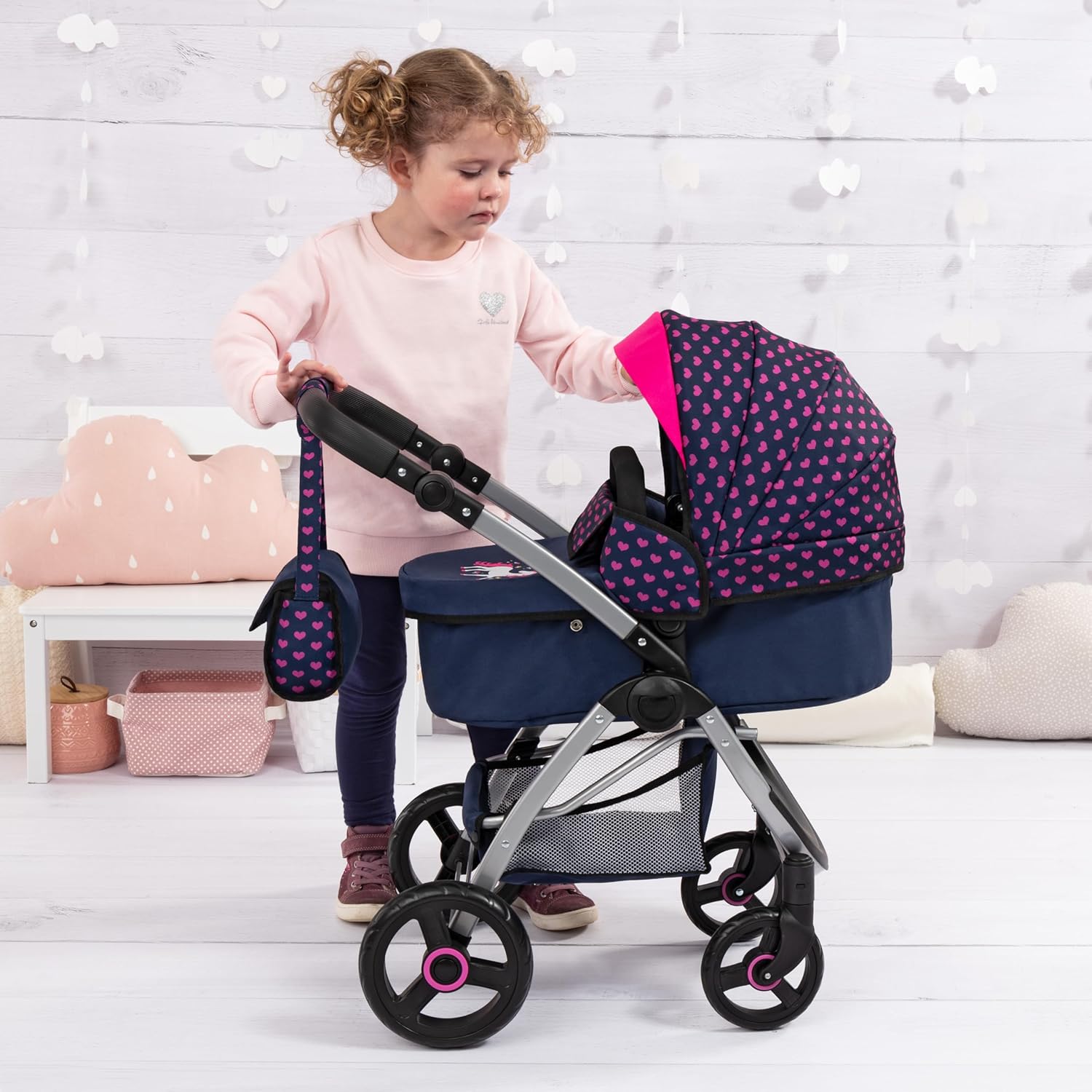 Bayer Design 17554AA Carrozzina per Bambole City Max - immagine 5