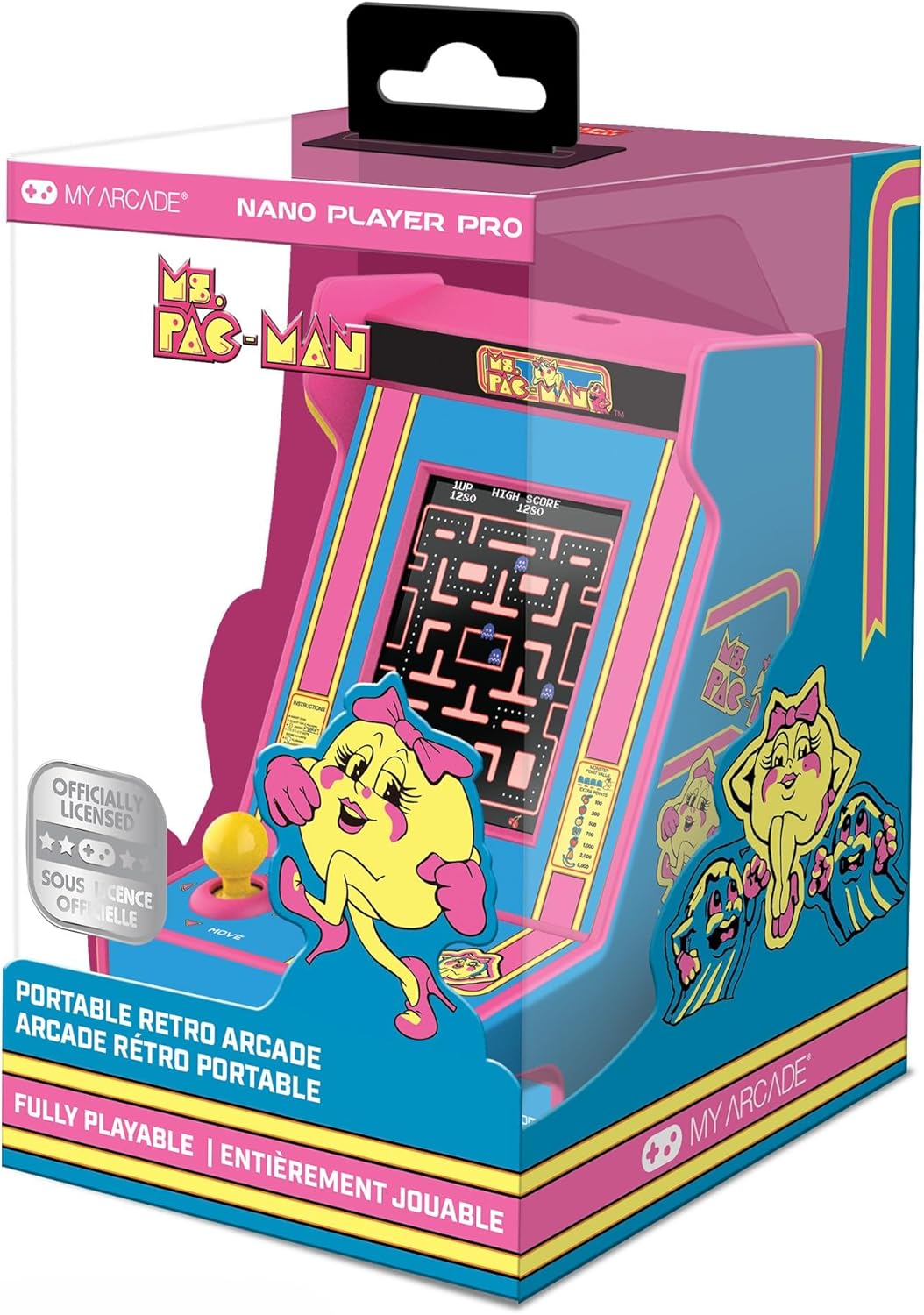 NANO PLAYER PRO 2,4" Ms.PAC-MAN PORTABLE RETRO ARCADE - immagine 1