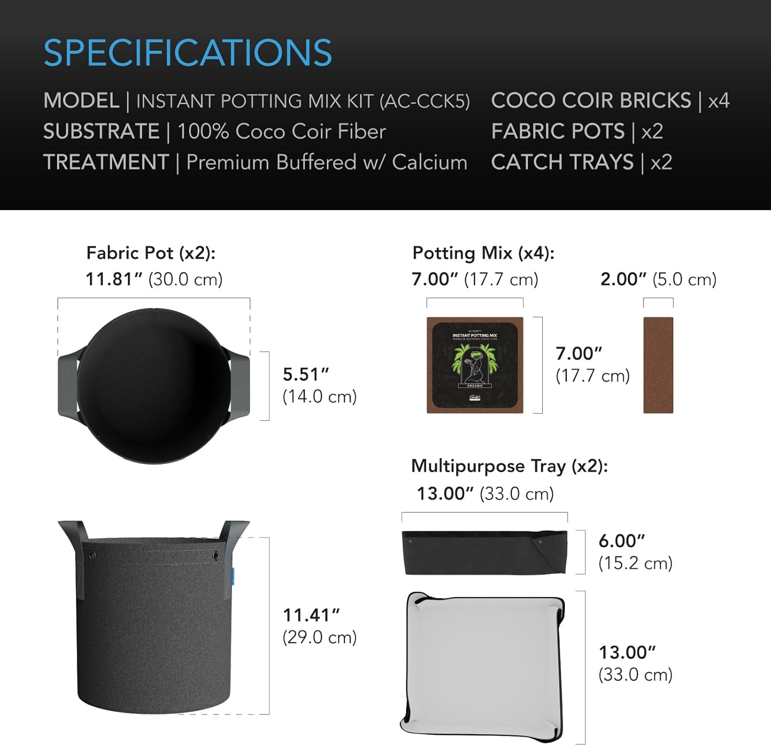 AC Infinity Kit Miscelazione Istantanea per 2 Piante - immagine 6