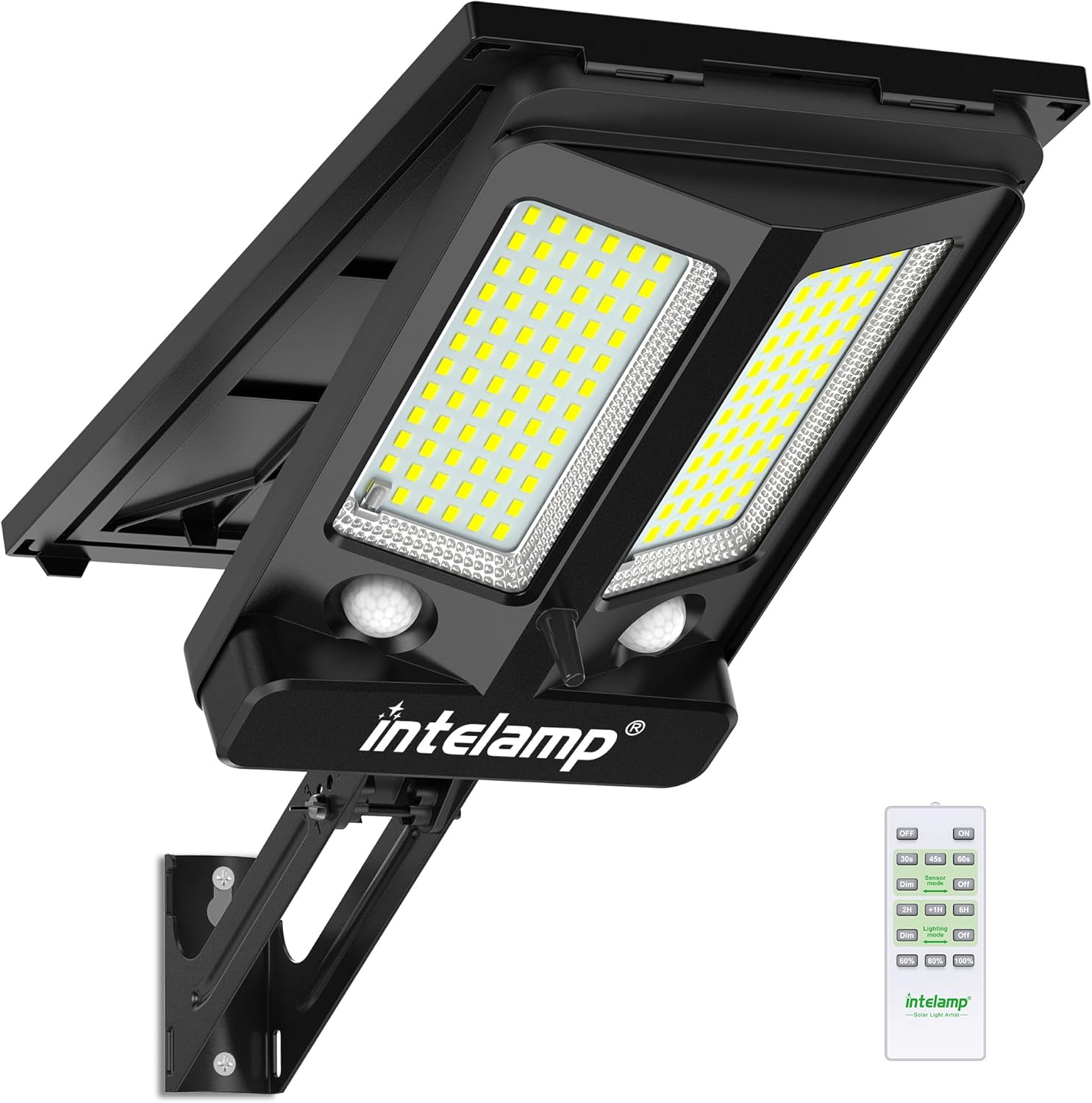 Intelamp Faretto LED Esterno Solare 3000LM - immagine 1