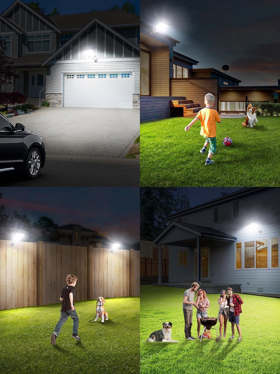 Intelamp Faretto LED Esterno Solare 3000LM - immagine 5