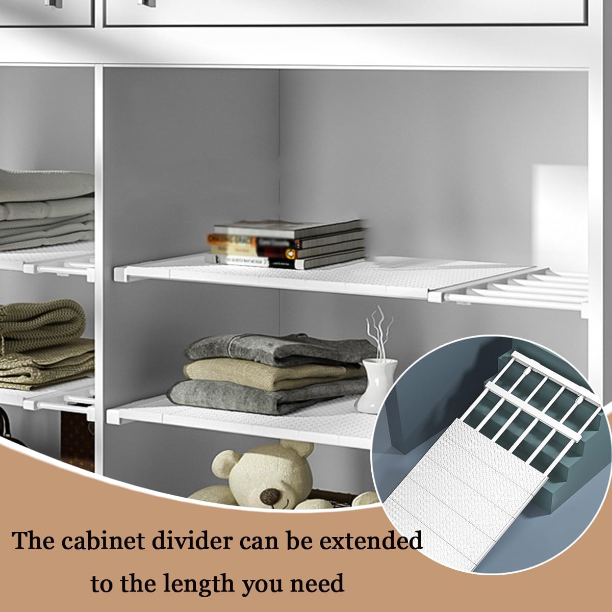 Divisori per Cassetti Regolabili in Plastica - immagine 3