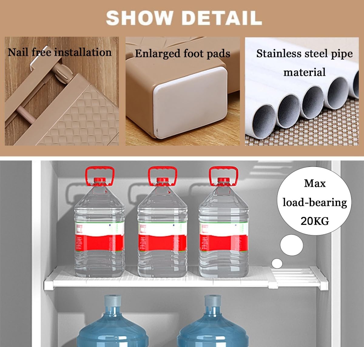 Divisori per Cassetti Regolabili in Plastica - immagine 4