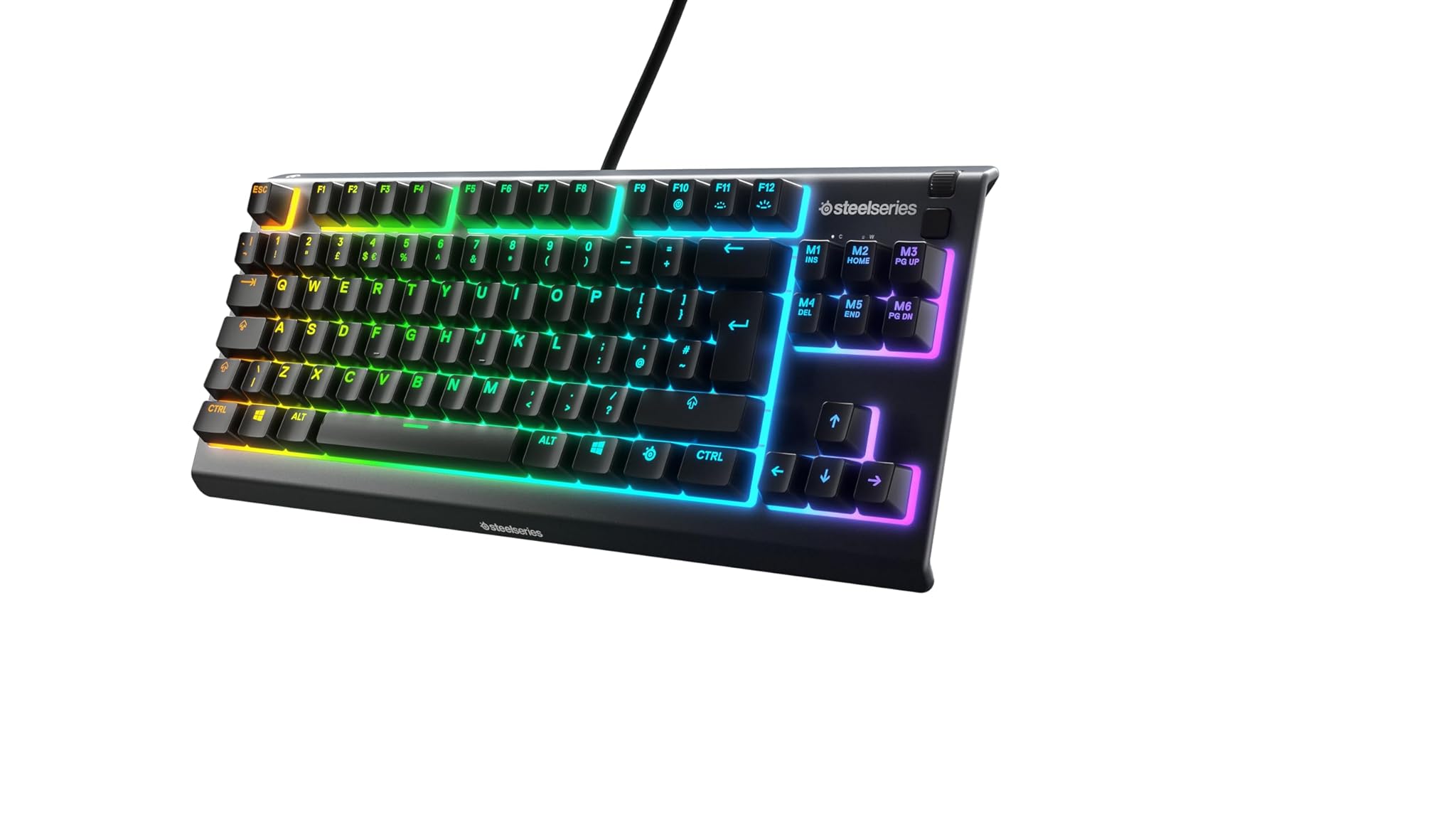 Steelseries Apex 3 TKL - Tastiera Gaming RGB, Layout QWERTY