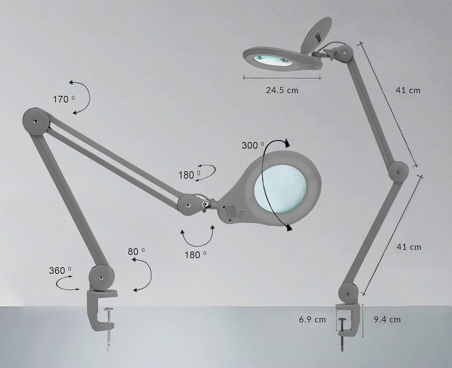 Neatfi Bifocals LED 1.200 Lumen, Argento - immagine 5