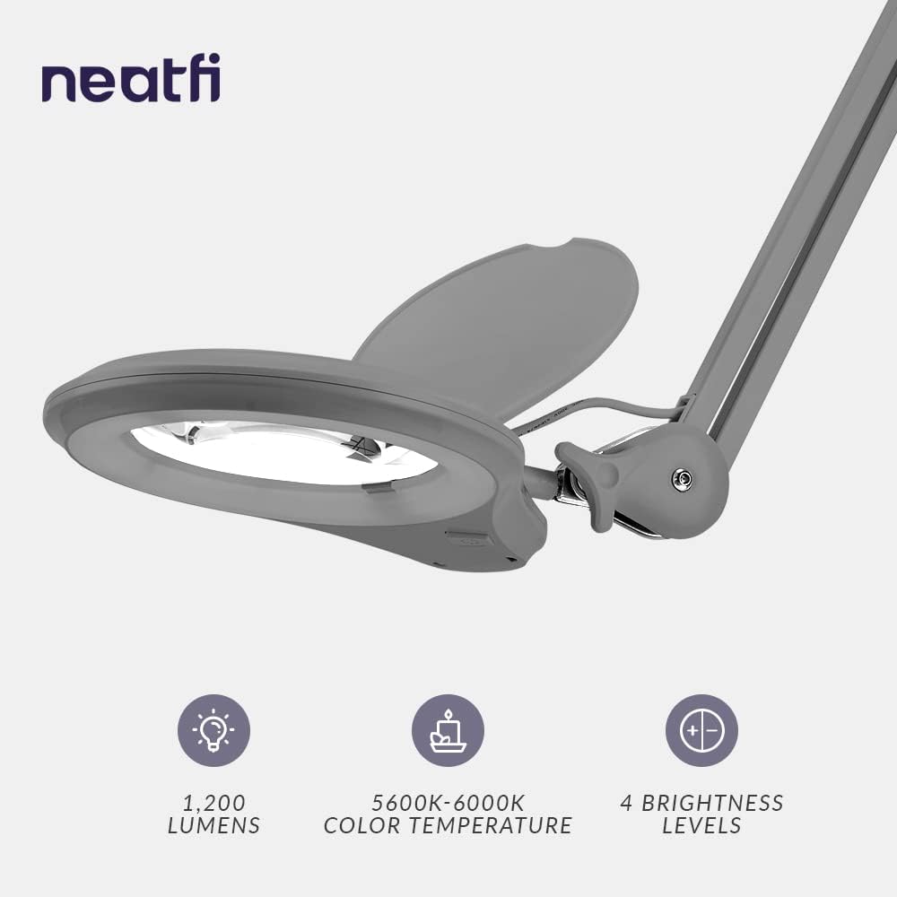 Neatfi Bifocals LED 1.200 Lumen, Argento - immagine 7