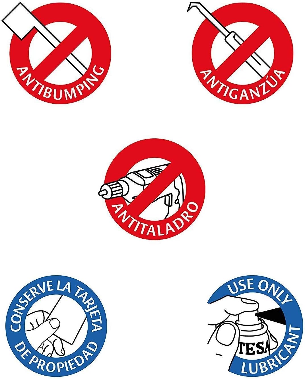 Tesa Assa Abloy MX803010N Cilindro Alta Sicurezza - immagine 5
