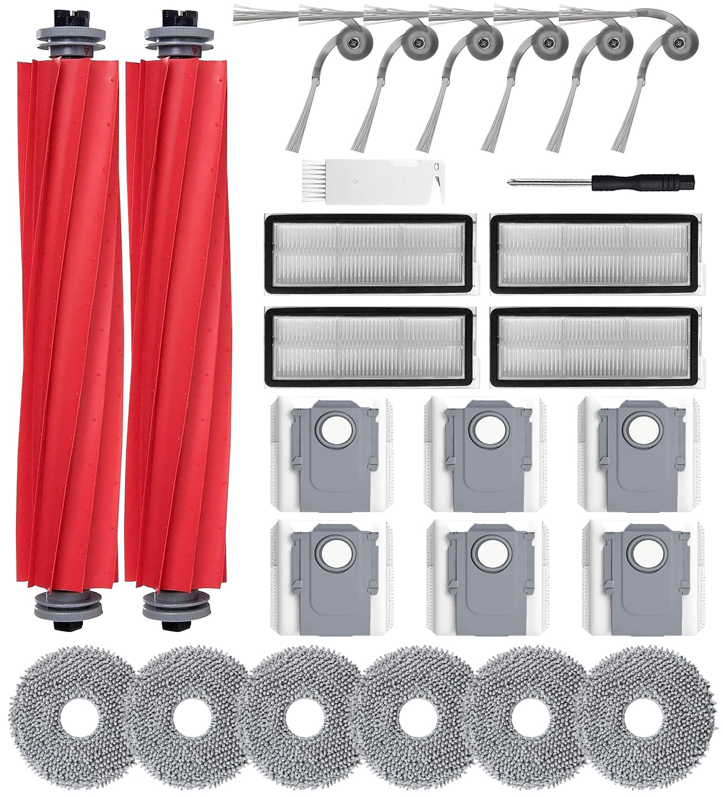 Ricambi per Roborock QV 35A / QV 35S - 18 Pezzi