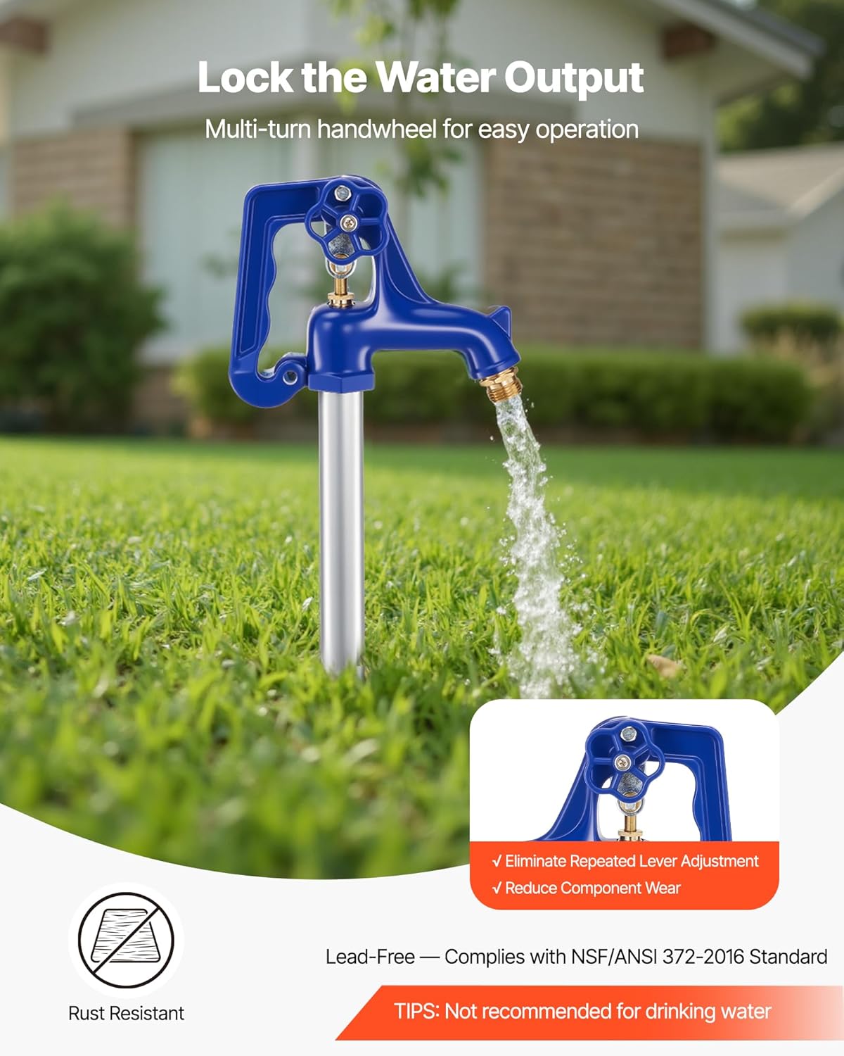 Vevor Idrante da Giardino Antigelo 980mm - immagine 3