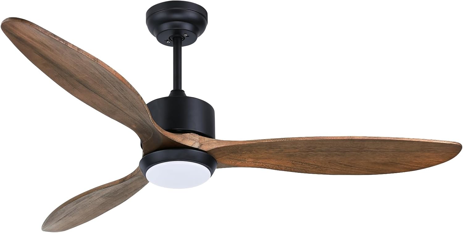 Ovlaim Ventilatore da Soffitto con Luce 132CM