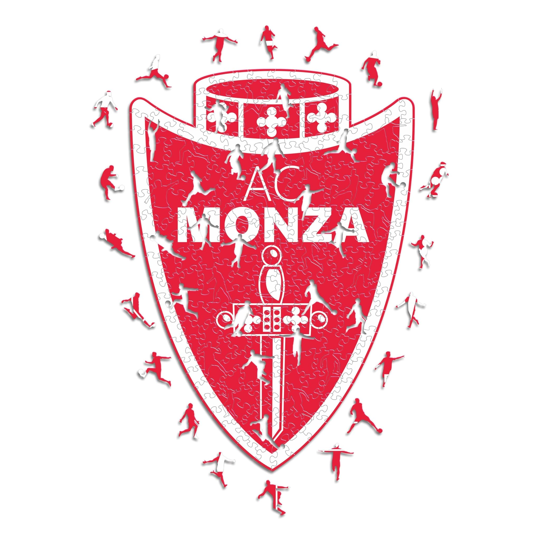 Iconic Puzzles - Monza Logo Puzzle in Legno Sostenibile
