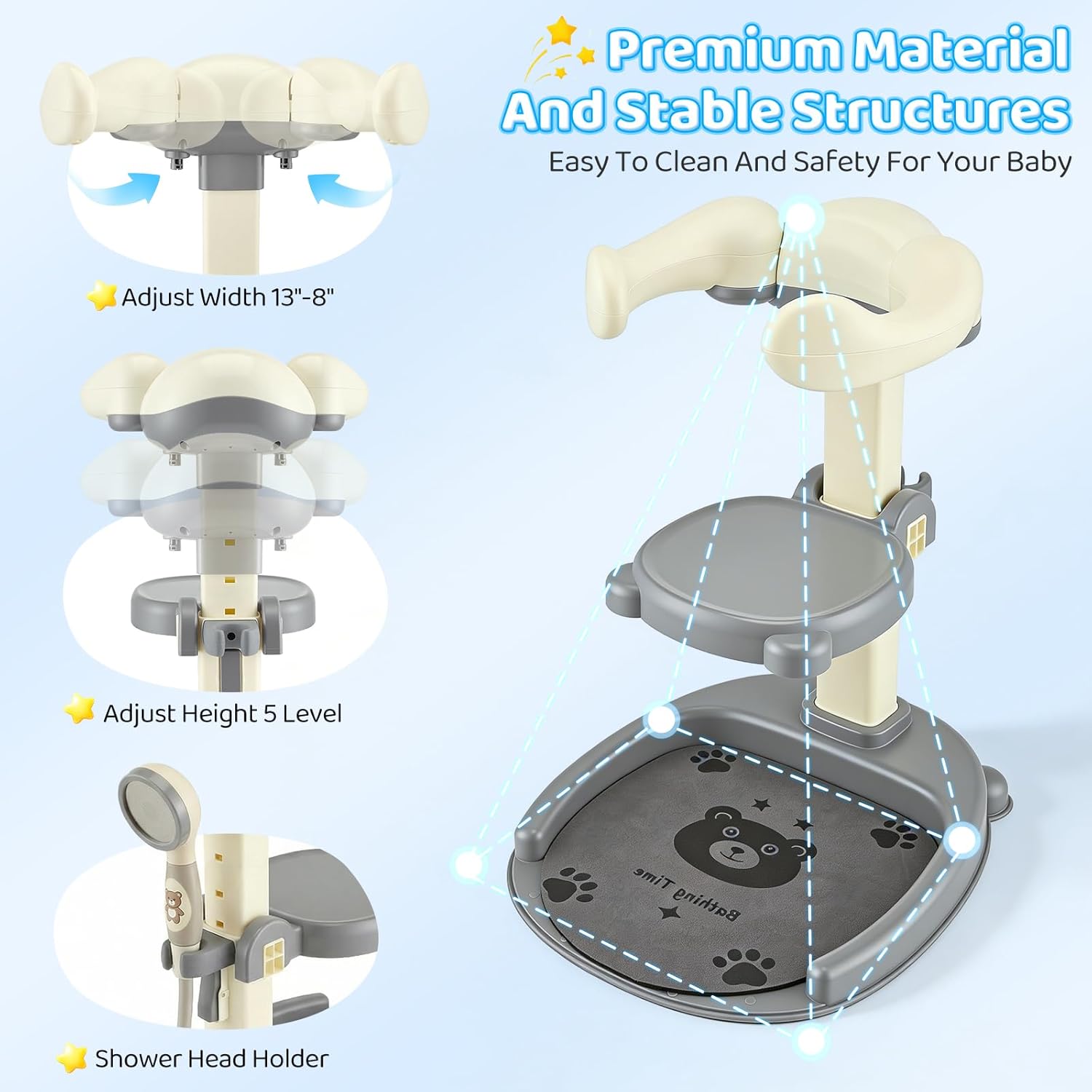 Supporto per doccia per bambini - immagine 3