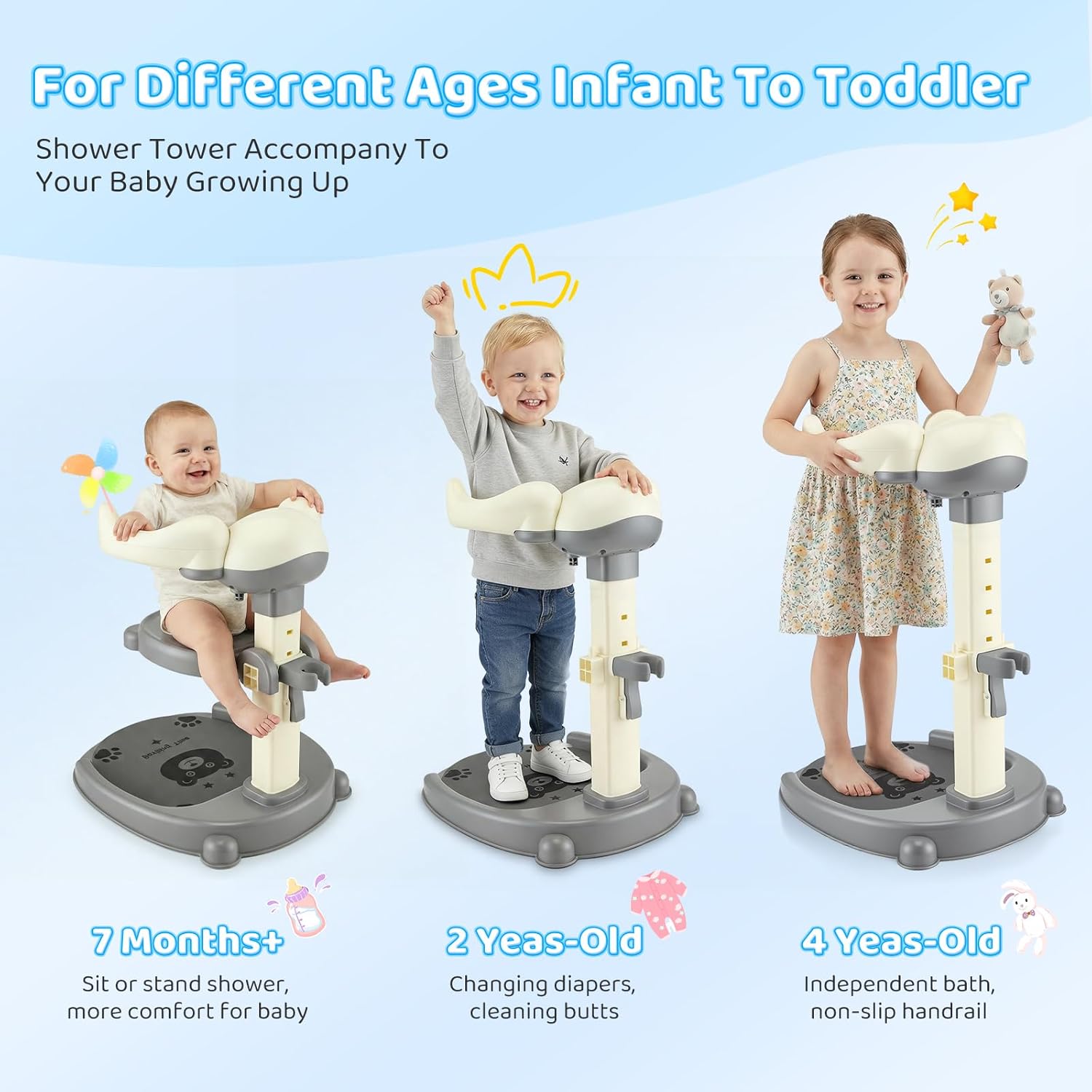 Supporto per doccia per bambini - immagine 4