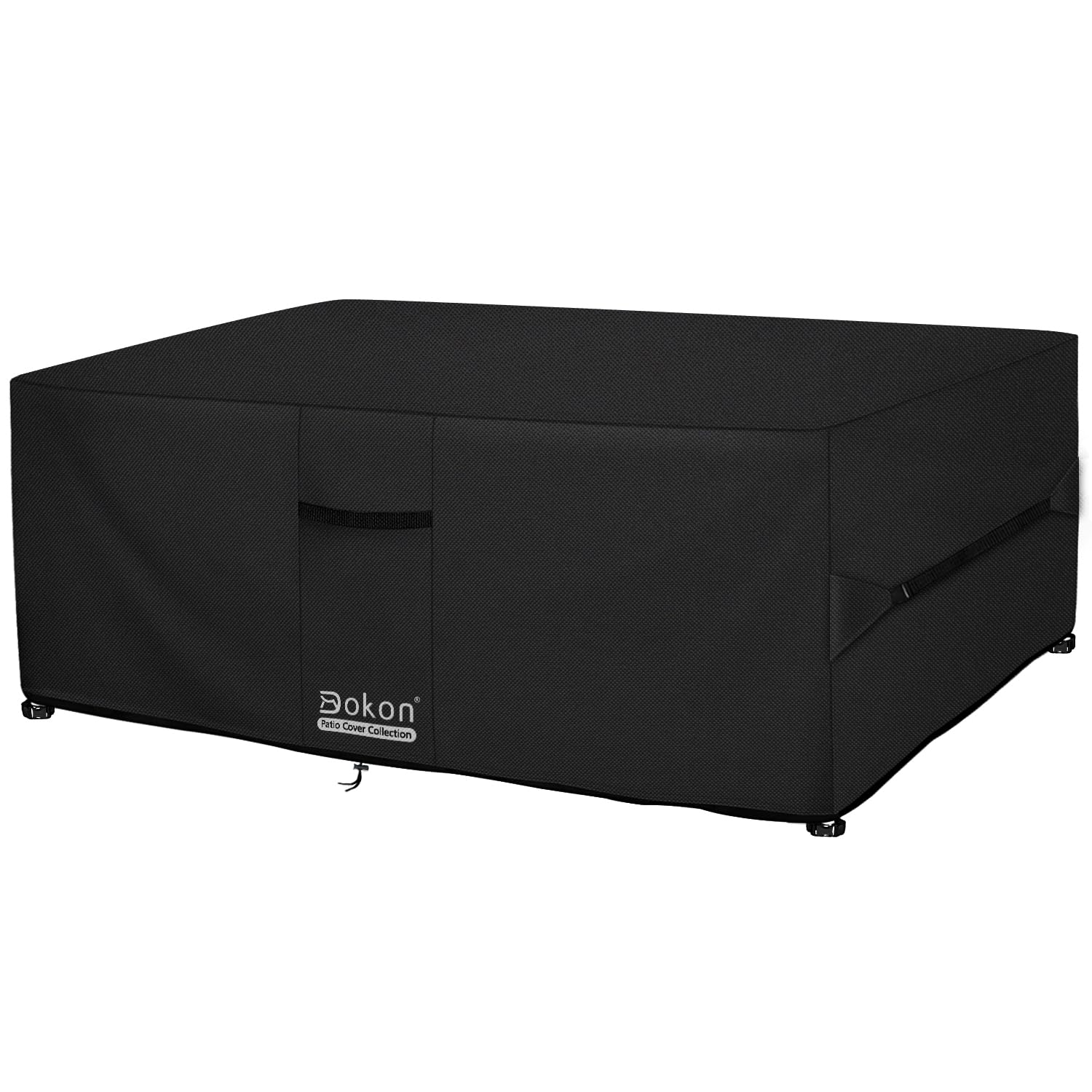 Dokon Copertura per Mobili da Giardino 420D, Nero