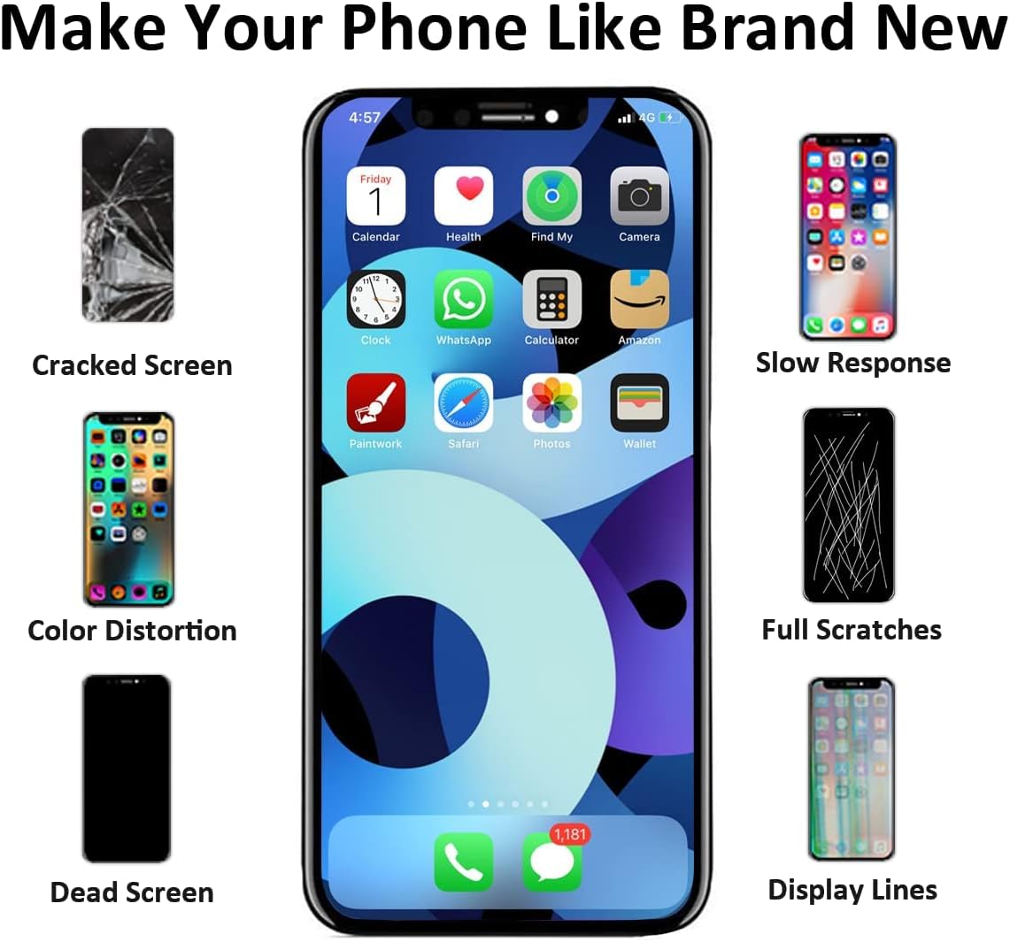 GULEEK Display per iPhone 11 - Schermo LCD 6,1 Pollici - immagine 5