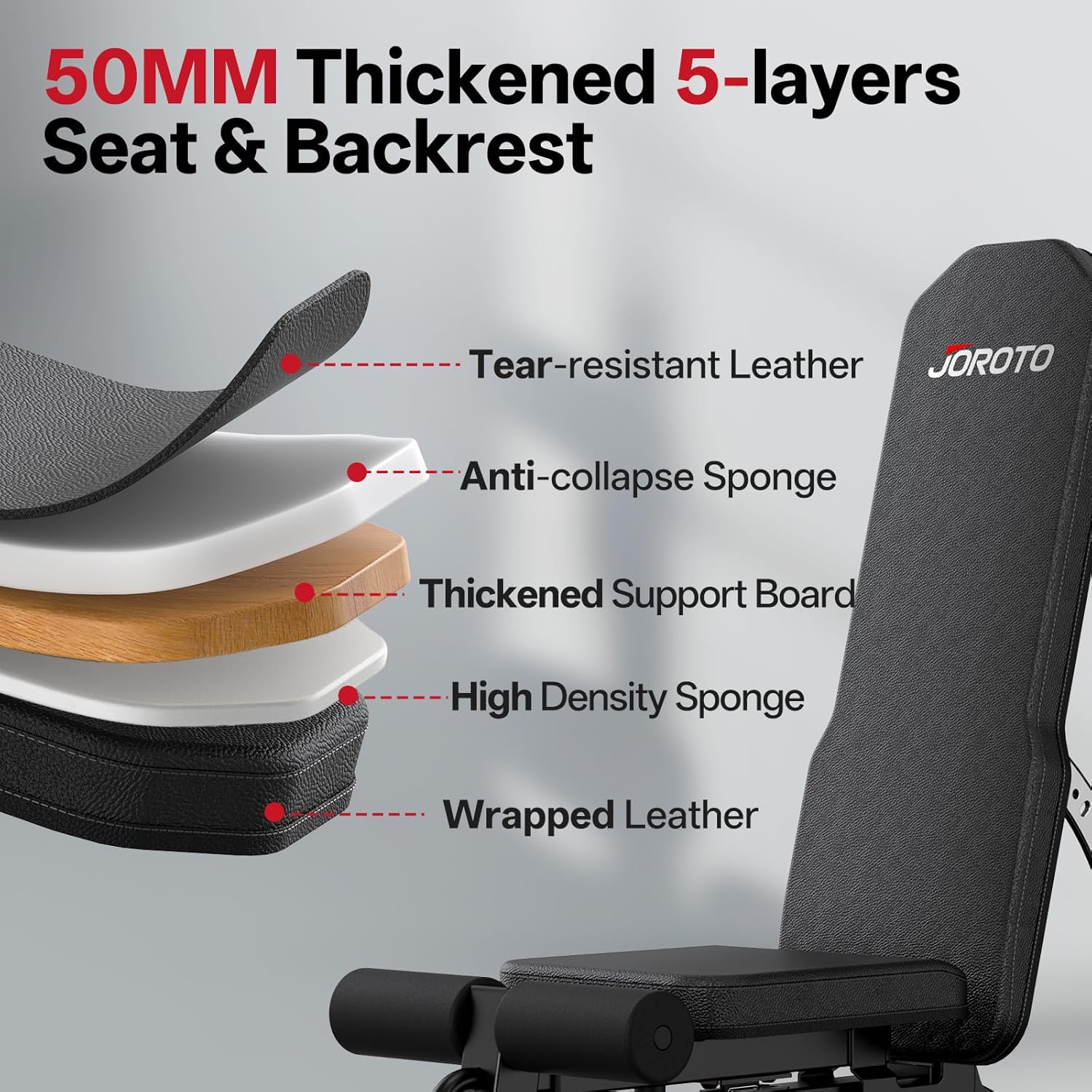 Joroto MD65 Panca Pesi Regolabile Multifunzionale - immagine 5