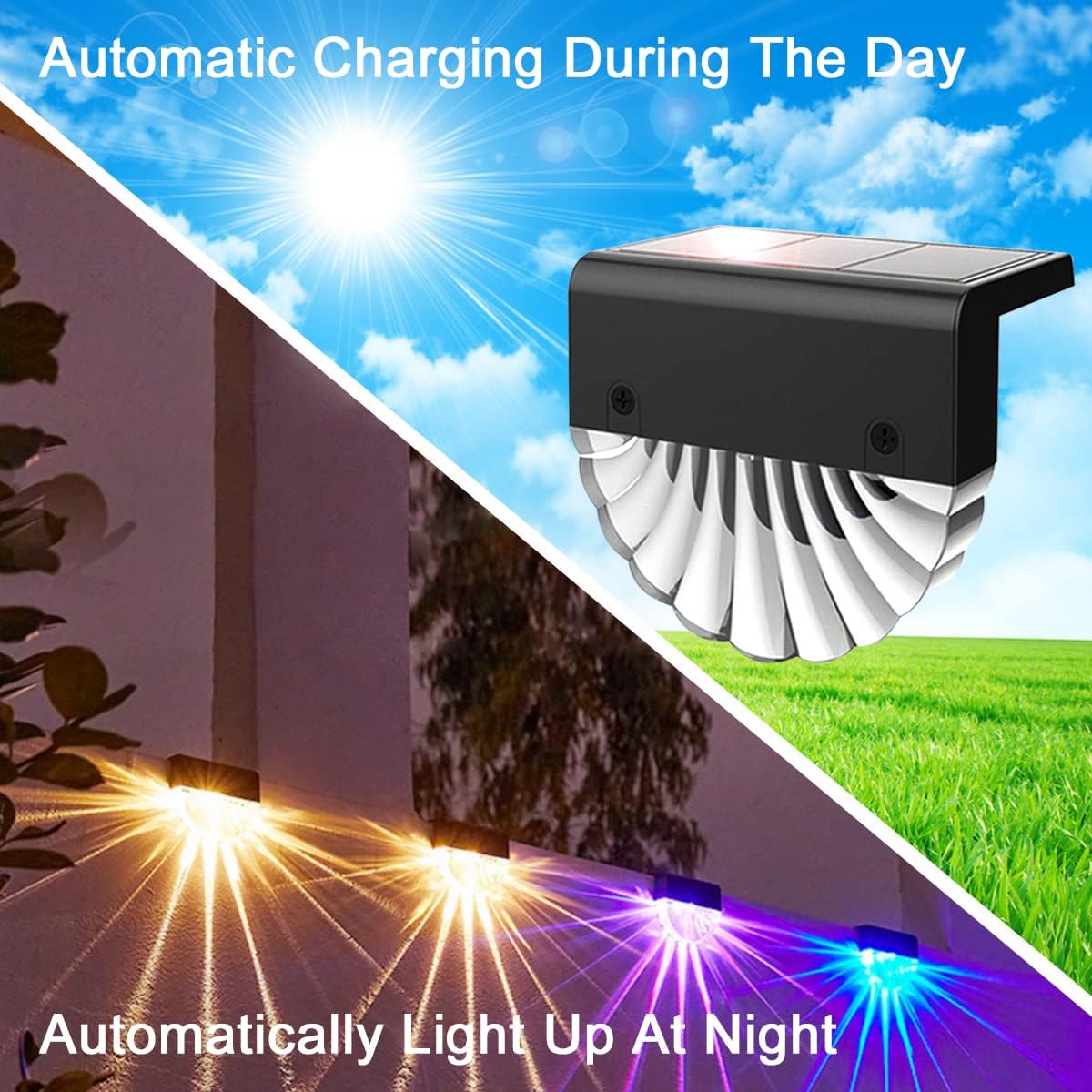 Luce Solare da Giardino Esterno 6 Pezzi - immagine 2