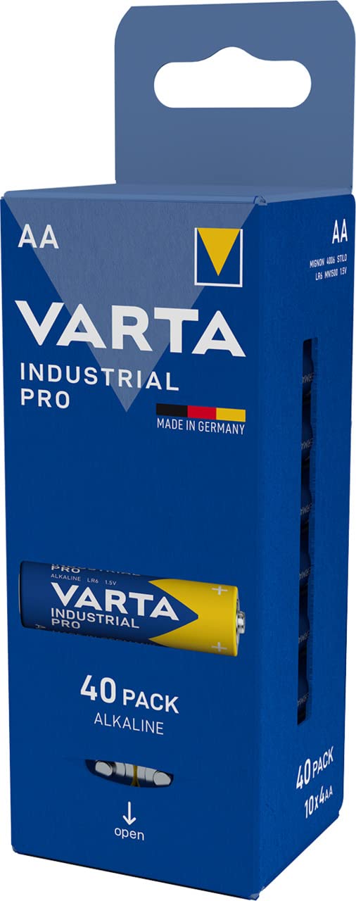 Varta Pile AA - Confezione da 40 Industrial Pro