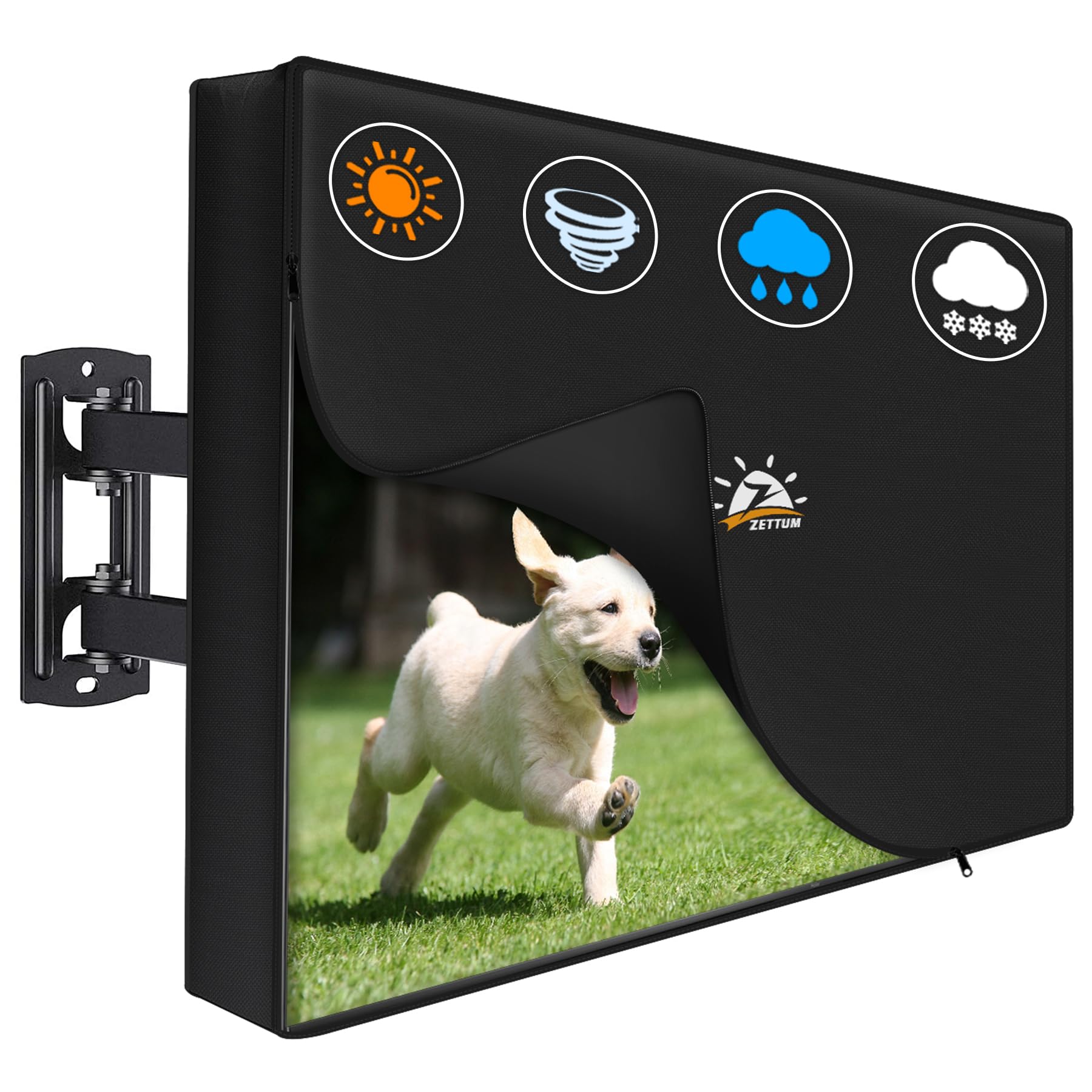 Zettum Copertura TV Esterno 75" Impermeabile