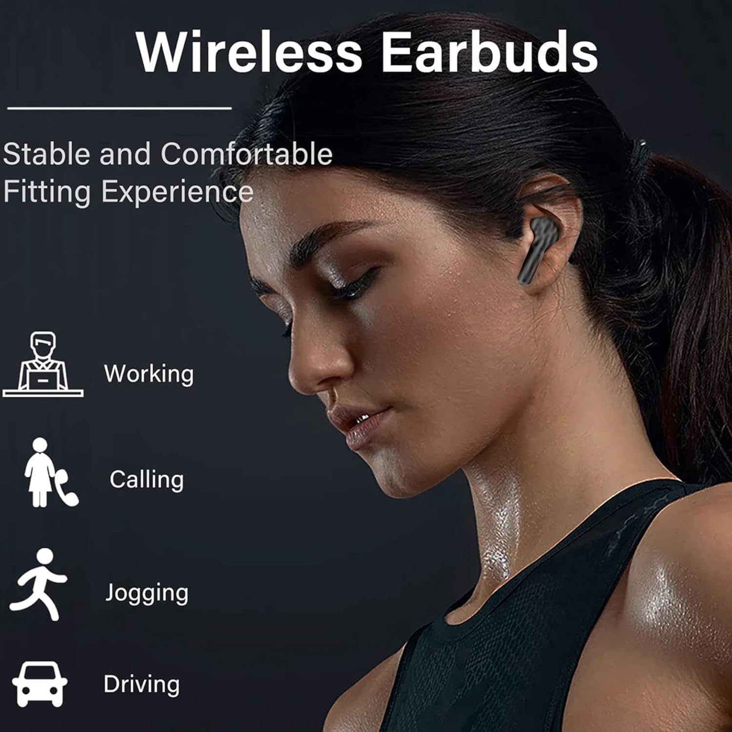 Auricolari Bluetooth 5.0 HiFi Stereo In-Ear - immagine 6