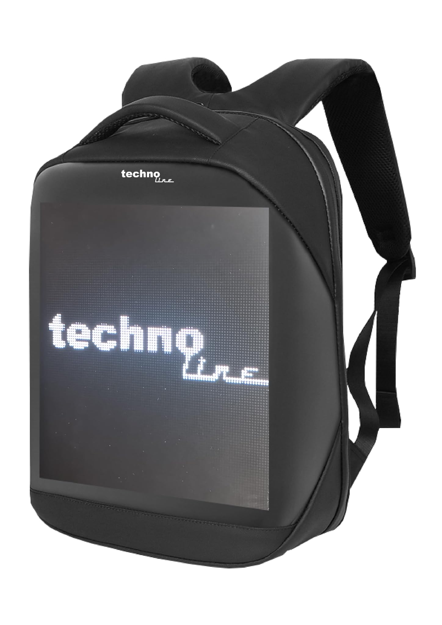 technoline Zaino a LED per Laptop, Nero