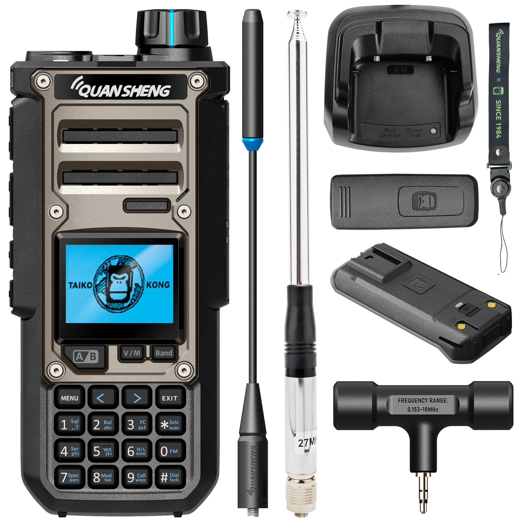 Hys Quansheng TK-11 (8) - Walkie Talkie 10W VHF/UHF