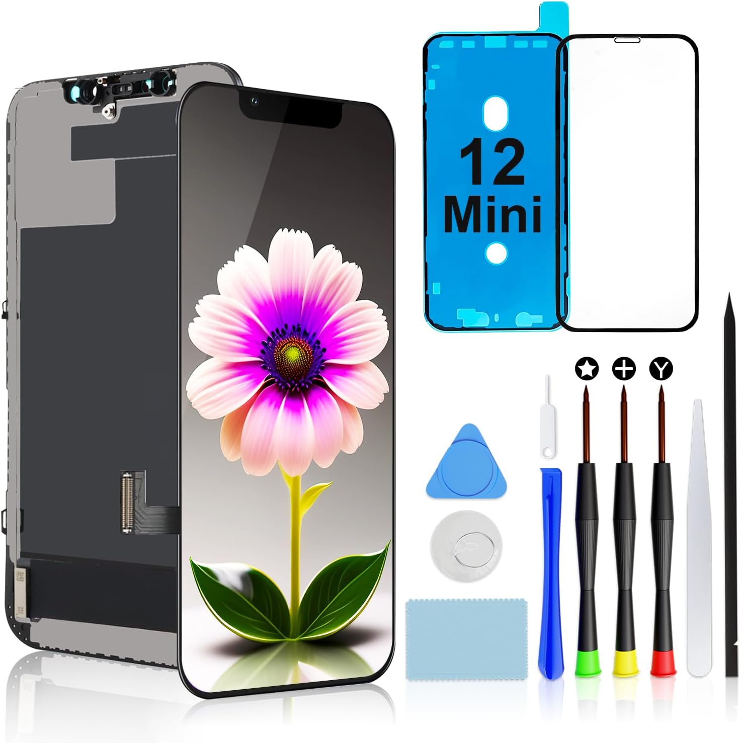 Brinonac Display per iPhone 12 Mini - Schermo LCD Full HD - immagine 1