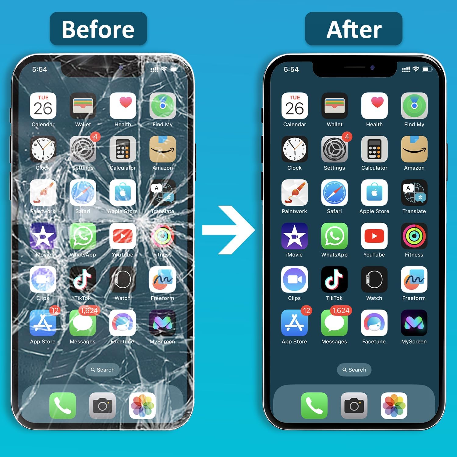 Brinonac Display per iPhone 12 Mini - Schermo LCD Full HD - immagine 7