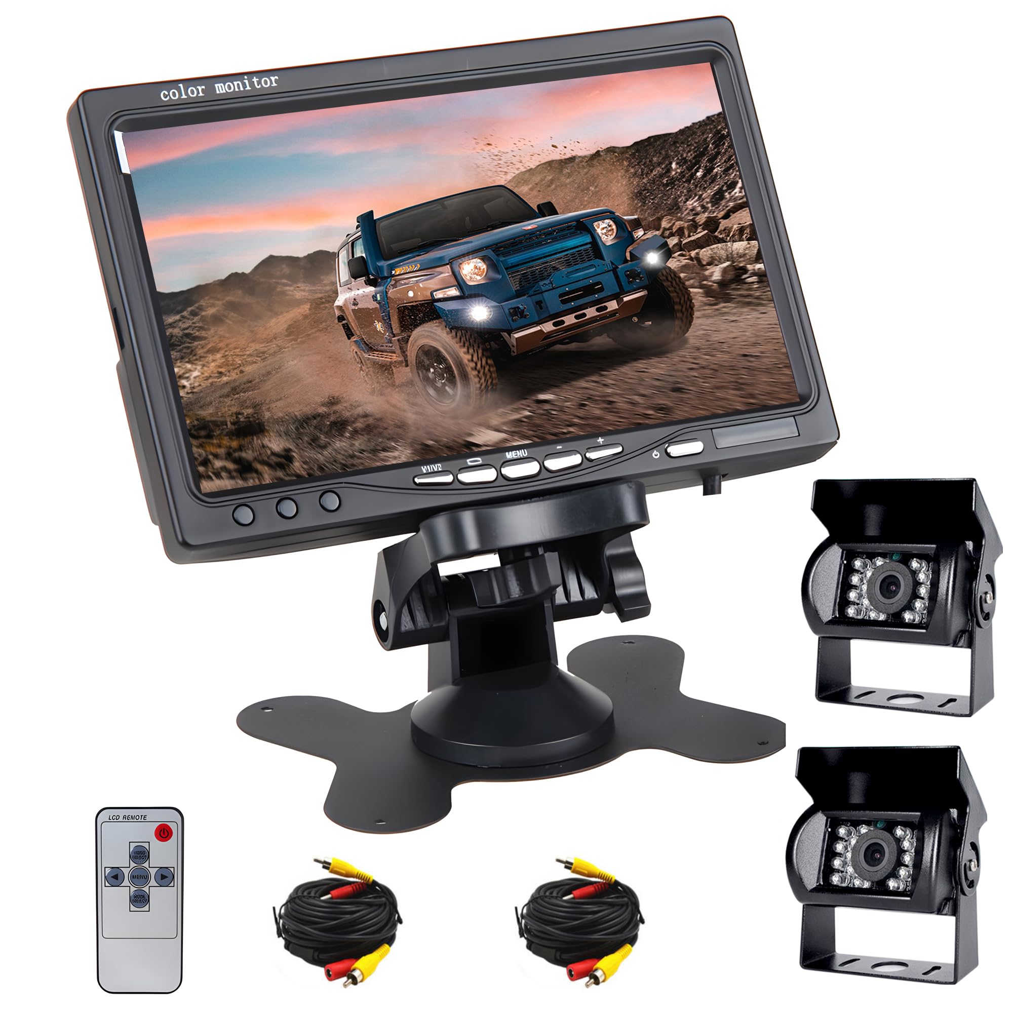 Retrocamera Camper con Monitor LCD 7 Pollici, IP68