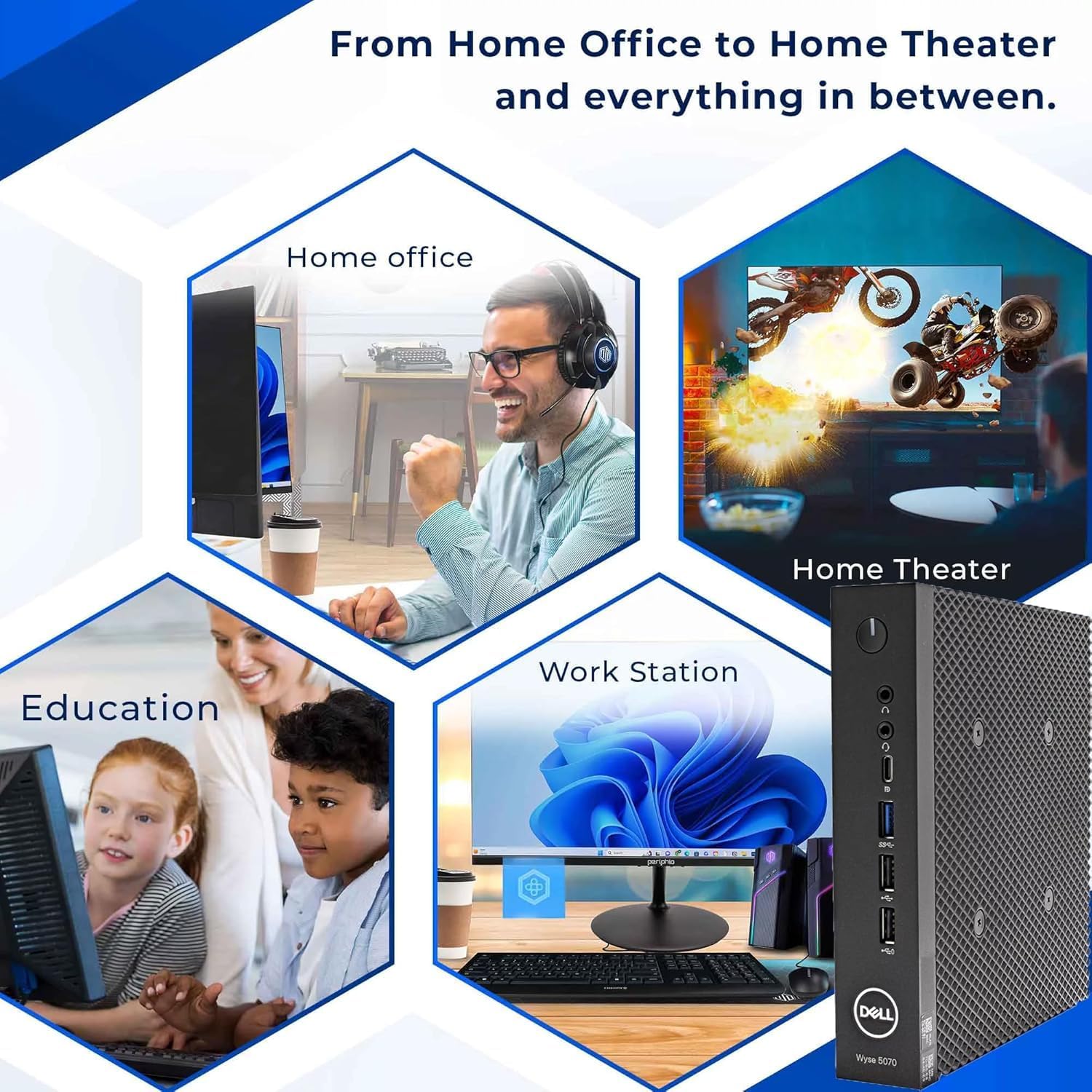 Dell Wyse 5070 Mini PC Desktop Ricondizionato - immagine 4