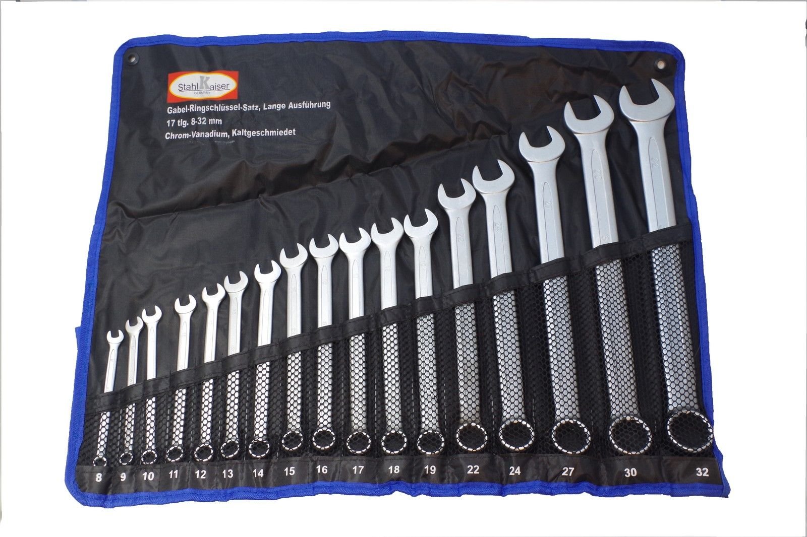 Set Chiavi Combinate XXL Extra Lungo 8-32 mm (17 pezzi)