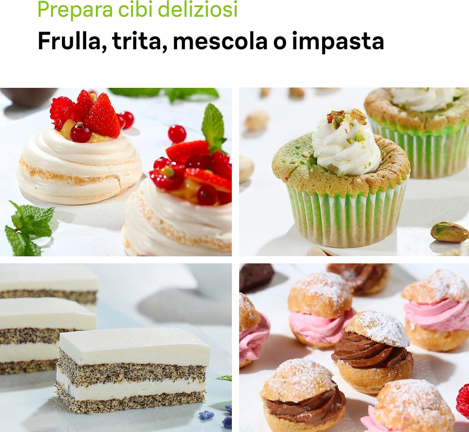 BRAUN HM 5137 V4 BATIDORA DE MANO 750 W GRIS, BLANCO - immagine 4