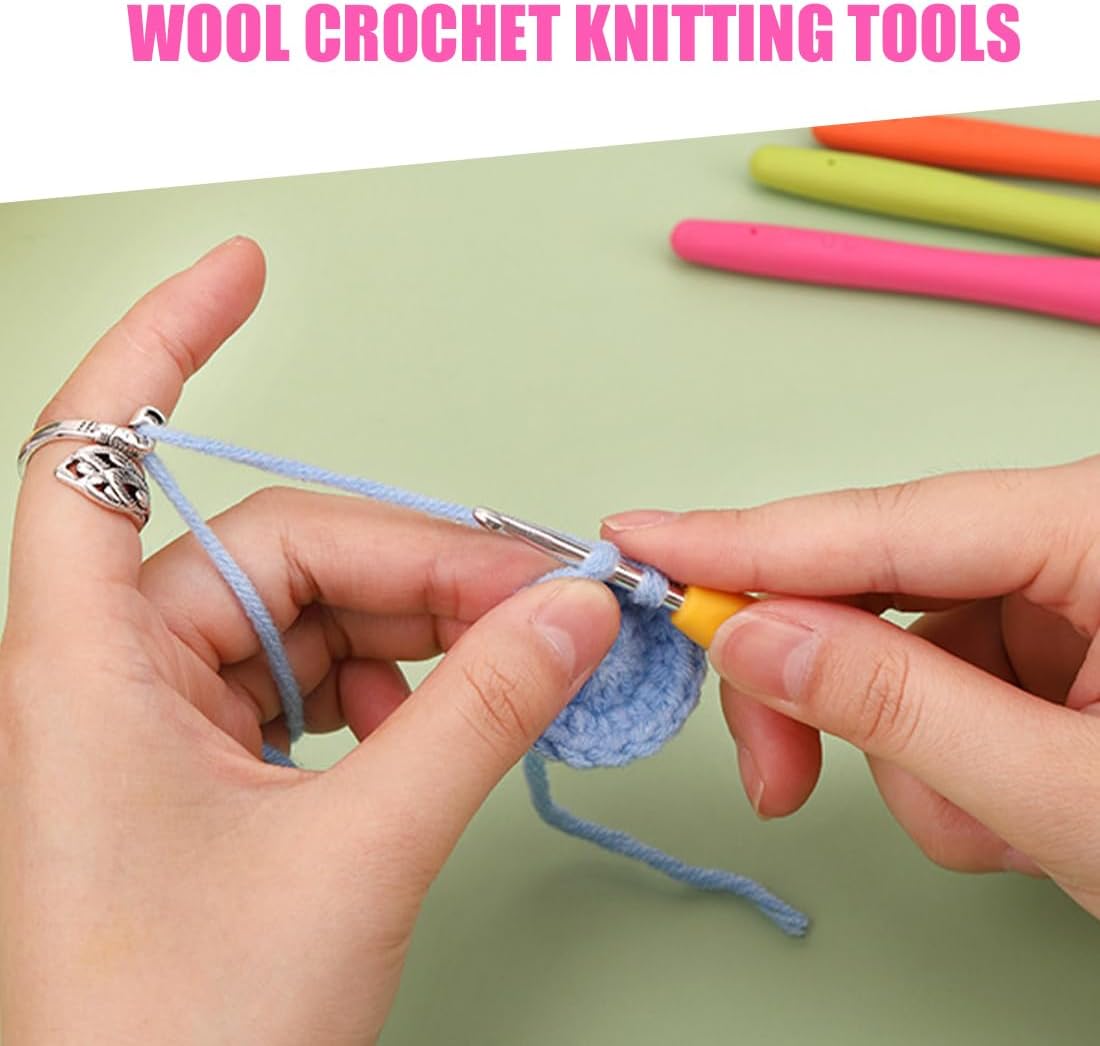 Set di Uncinetti Grandi con Aghi e Pennarelli - immagine 5