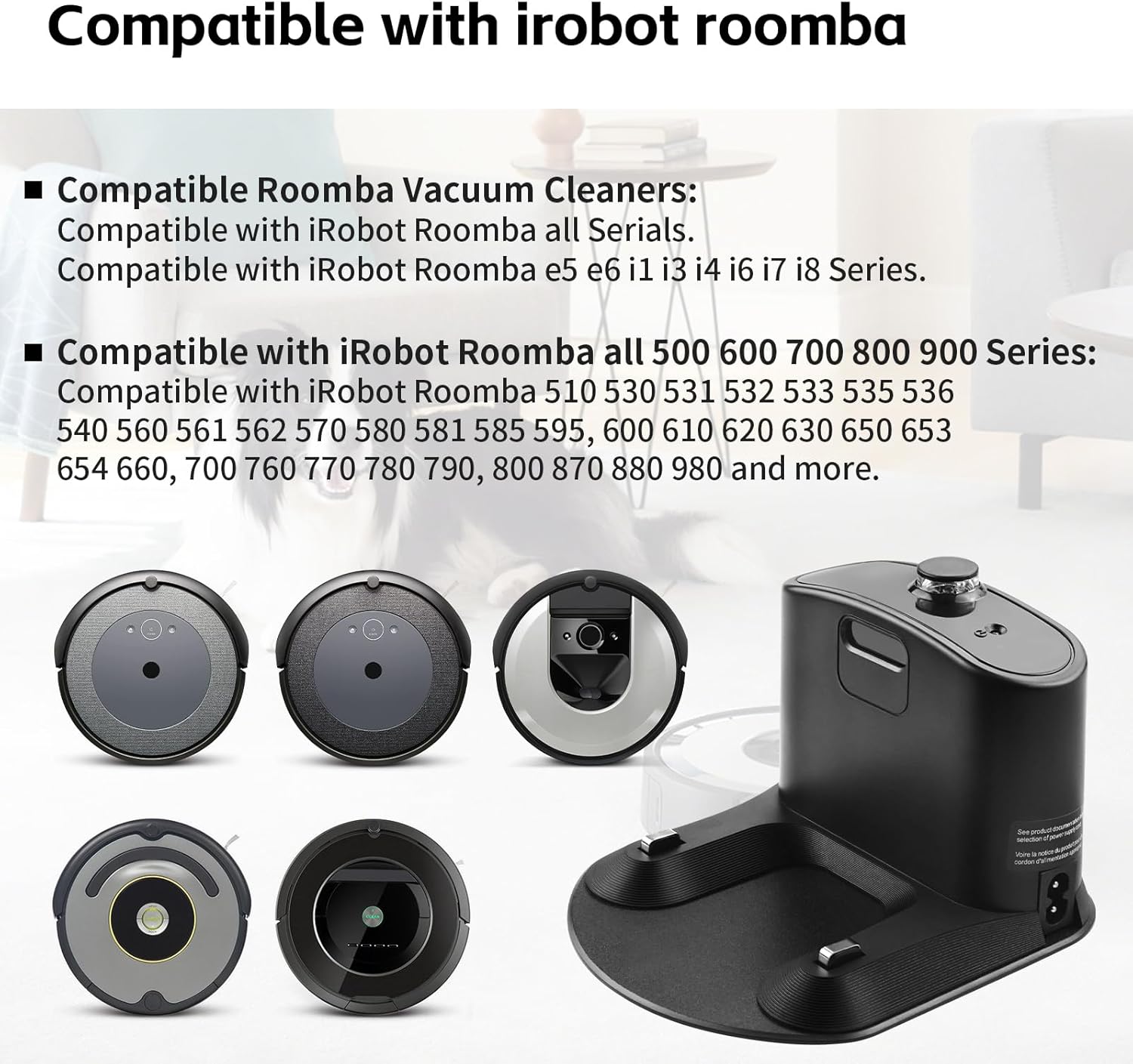 Antiee Charger Docking Station per iRobot Roomba - immagine 2