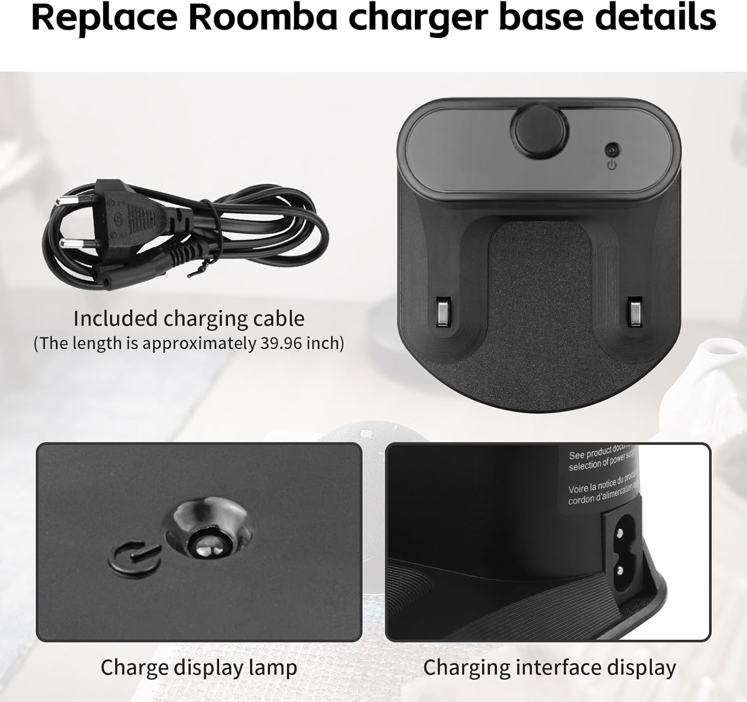 Antiee Charger Docking Station per iRobot Roomba - immagine 4