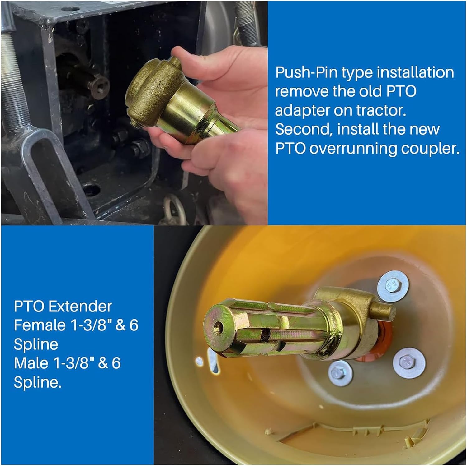 Adattatore Prolunga PTO Aggiornato per Trattore - immagine 5