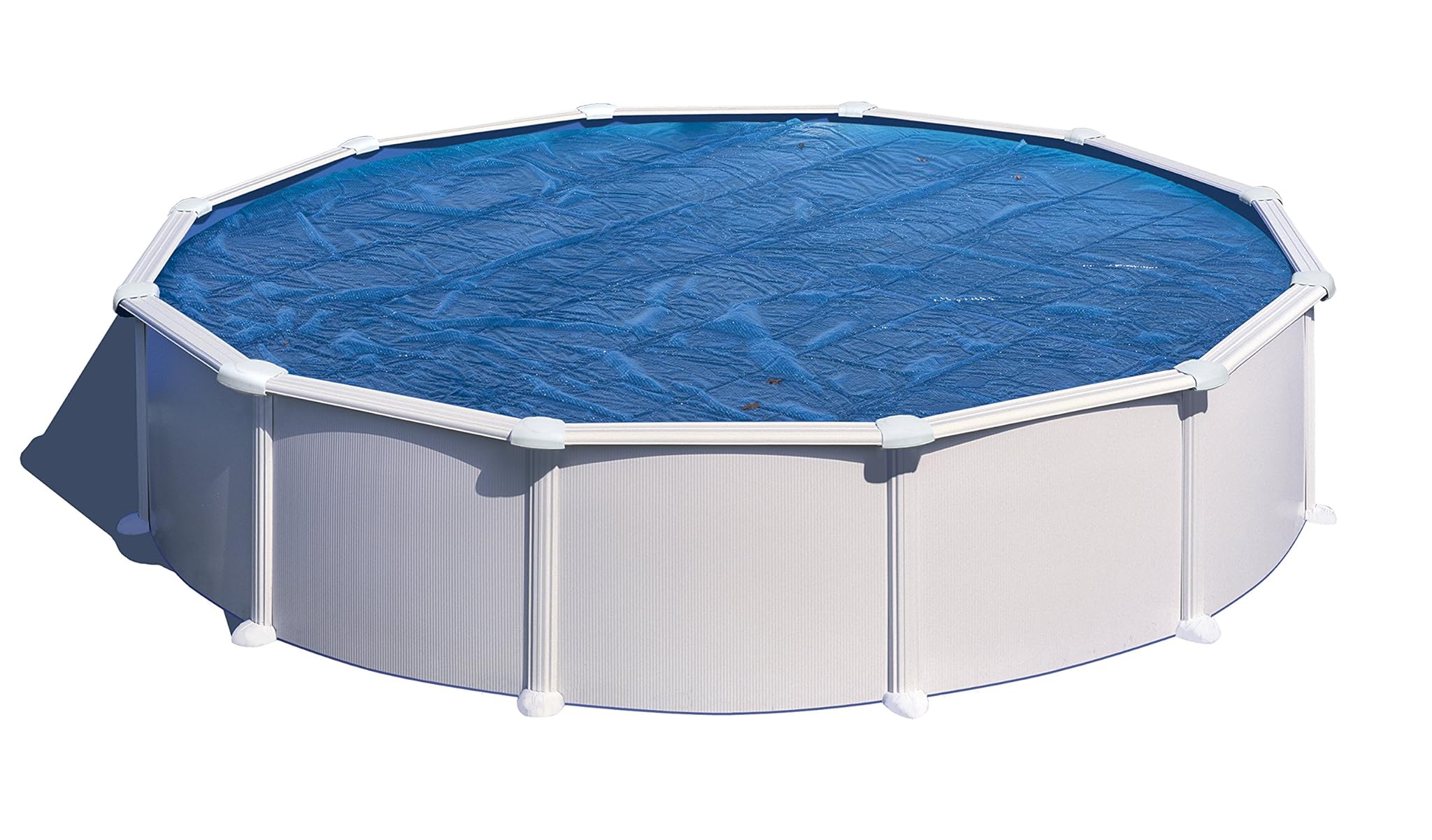 Gre CPR400 - Cobertor de Verano para Piscina Redonda de 400 cms, Color Azul