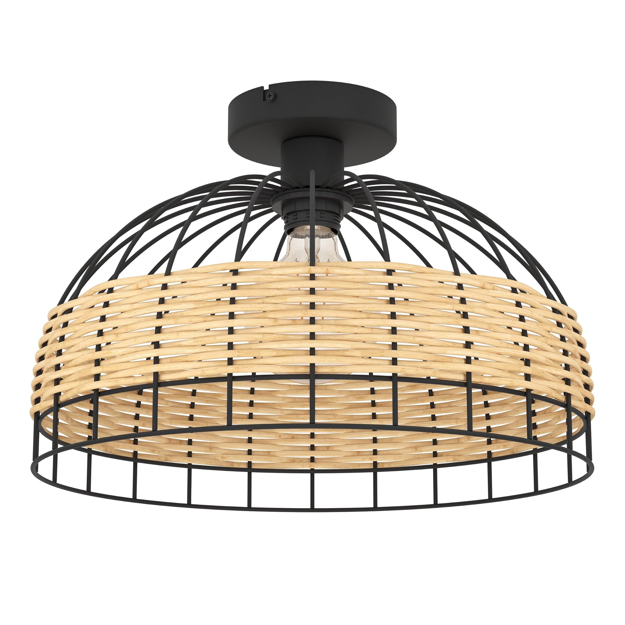 Eglo Anwick Lampada da Soffitto, Nero