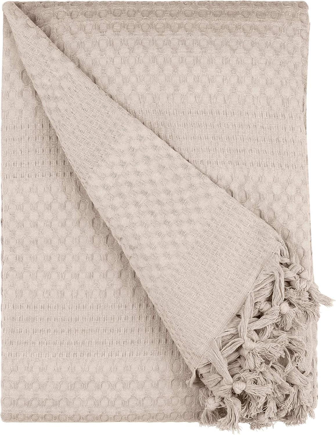Bohoria® Copriletto 220x240 cm, 100% Cotone, Sepia - immagine 1