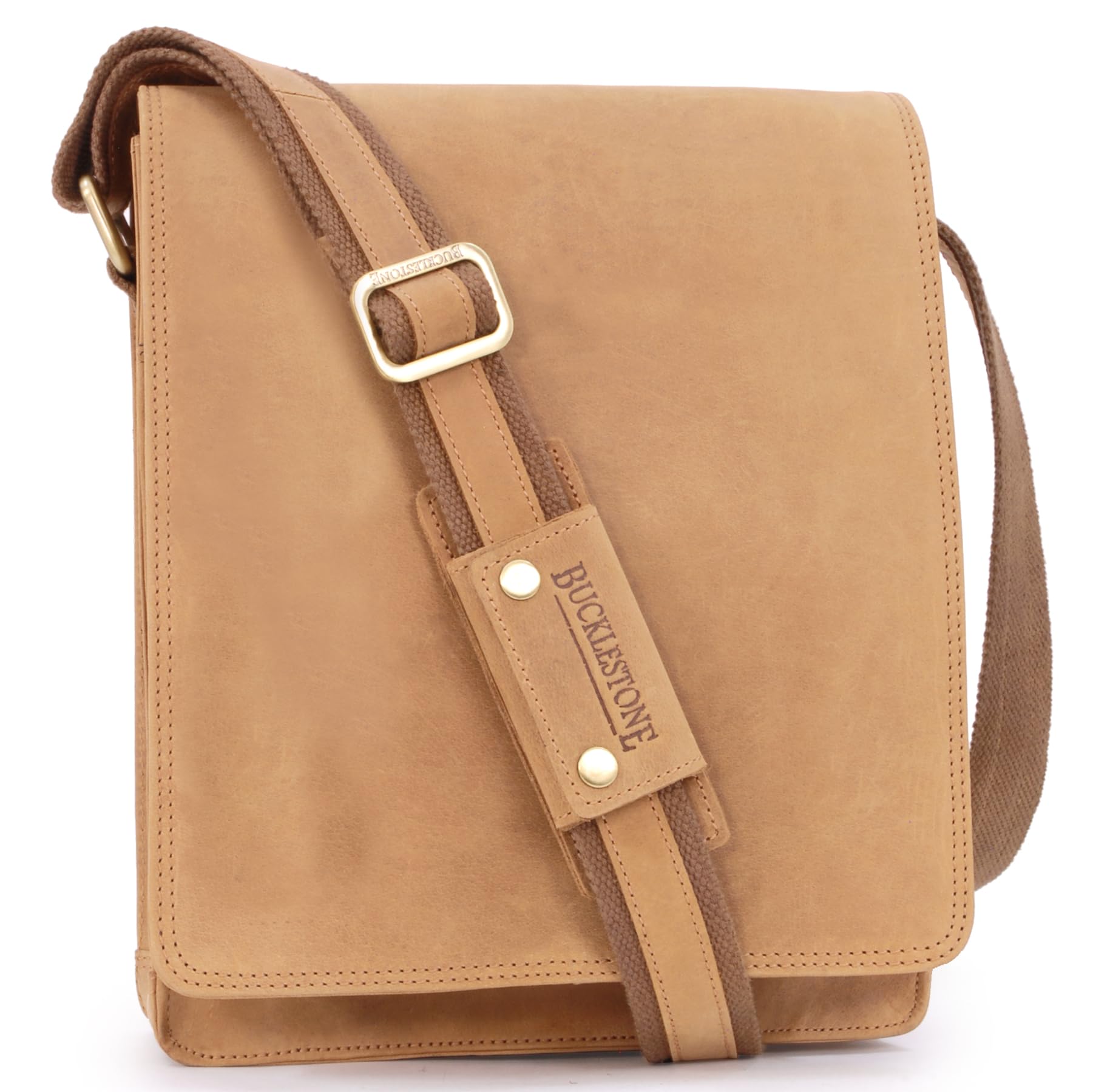 Bucklestone Messenger Bag in Pelle Media - Warwick