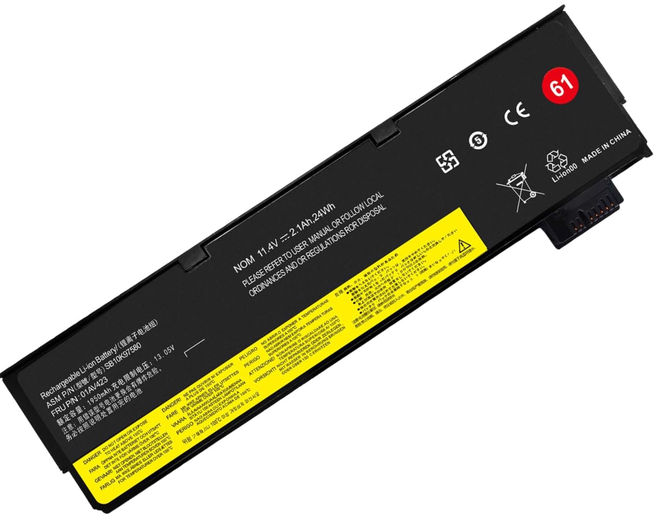Batteria Laptop 24WH 61 per Lenovo ThinkPad T470 T480