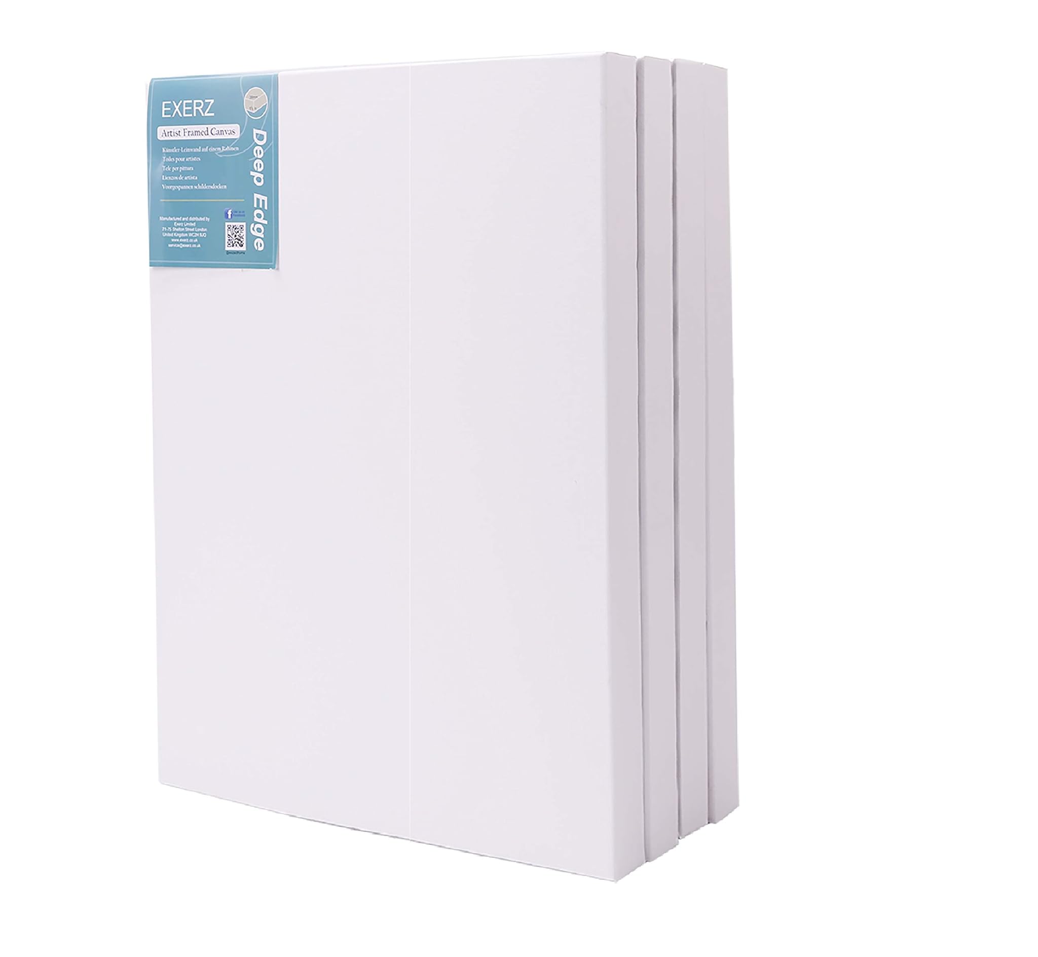 Exerz Tele Intelaiate 4 Pezzi 80x100cm Bordo Profondo