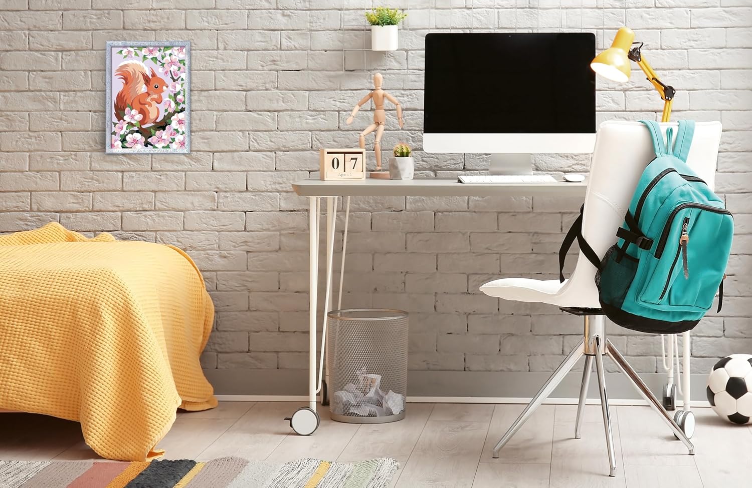 Ravensburger CreArt: Scoiattolo Glitter - Dipingere con i Numeri - immagine 4