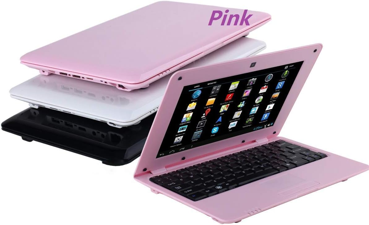 Computer Portatile Android 6.0 Quad Core 10 pollici, Rosa - immagine 1