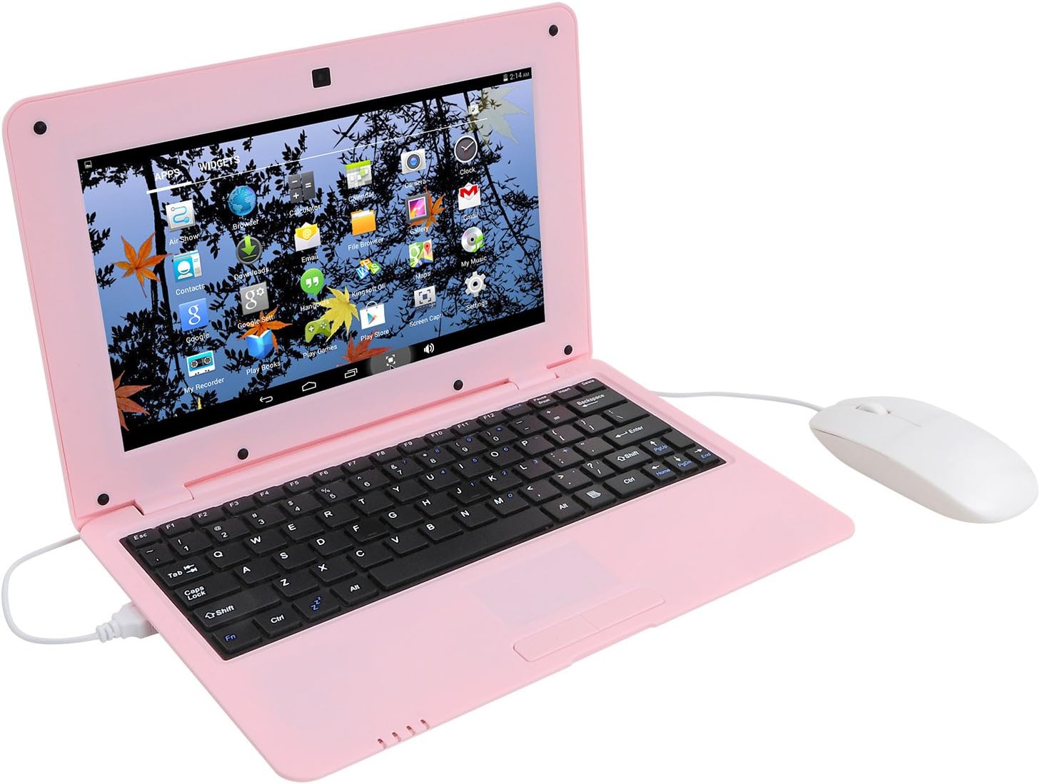 Computer Portatile Android 6.0 Quad Core 10 pollici, Rosa - immagine 3