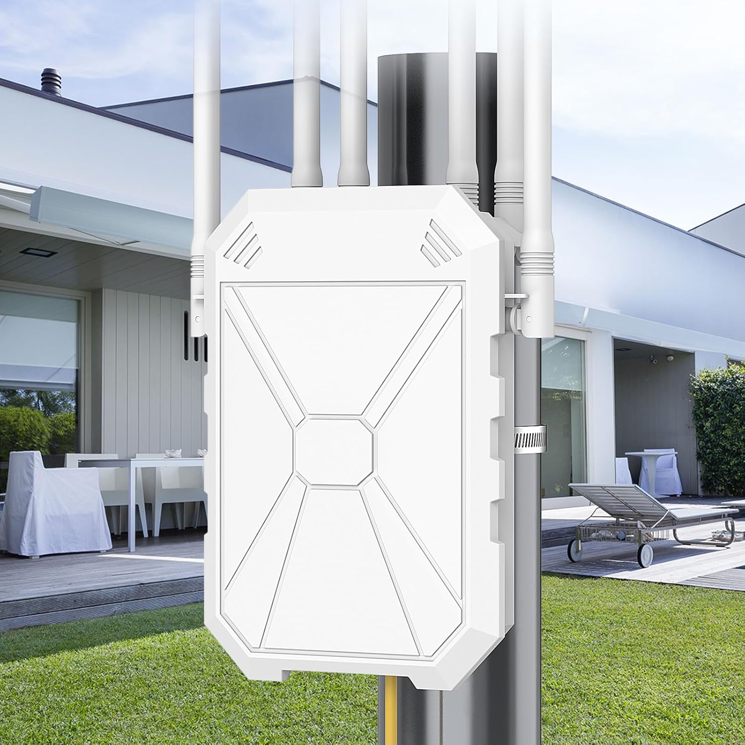 AX3000 Ripetitore WiFi Esterno Potente con 6 Antenne - immagine 1