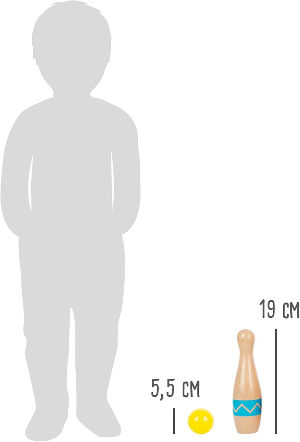 small foot Birilli Active in Legno con Sacchetto - immagine 8