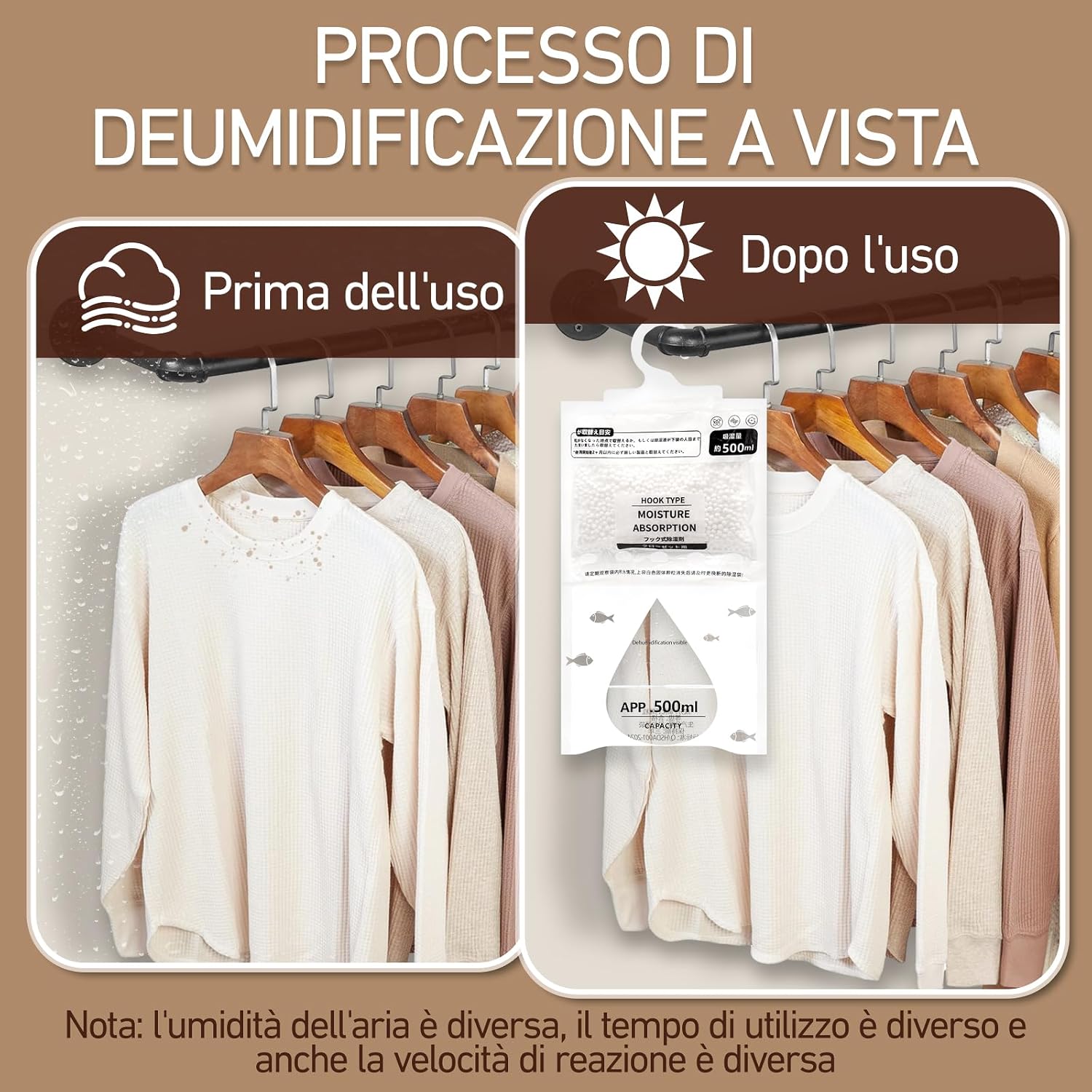 Bustine Deumidificanti Armadio 16 Pezzi - immagine 5