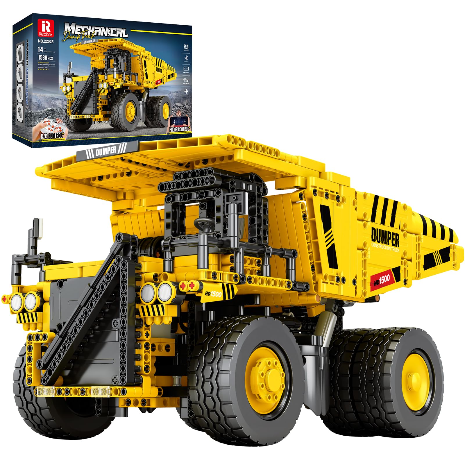 Reobrix Tecnologia Dumper - Mattoncini da Costruzione 22025